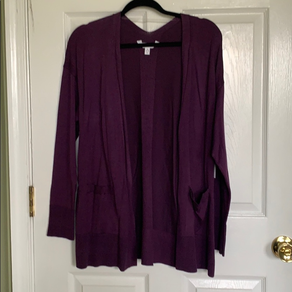 NWT Purple Cardigan